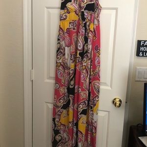 Cute paisley maxi dress